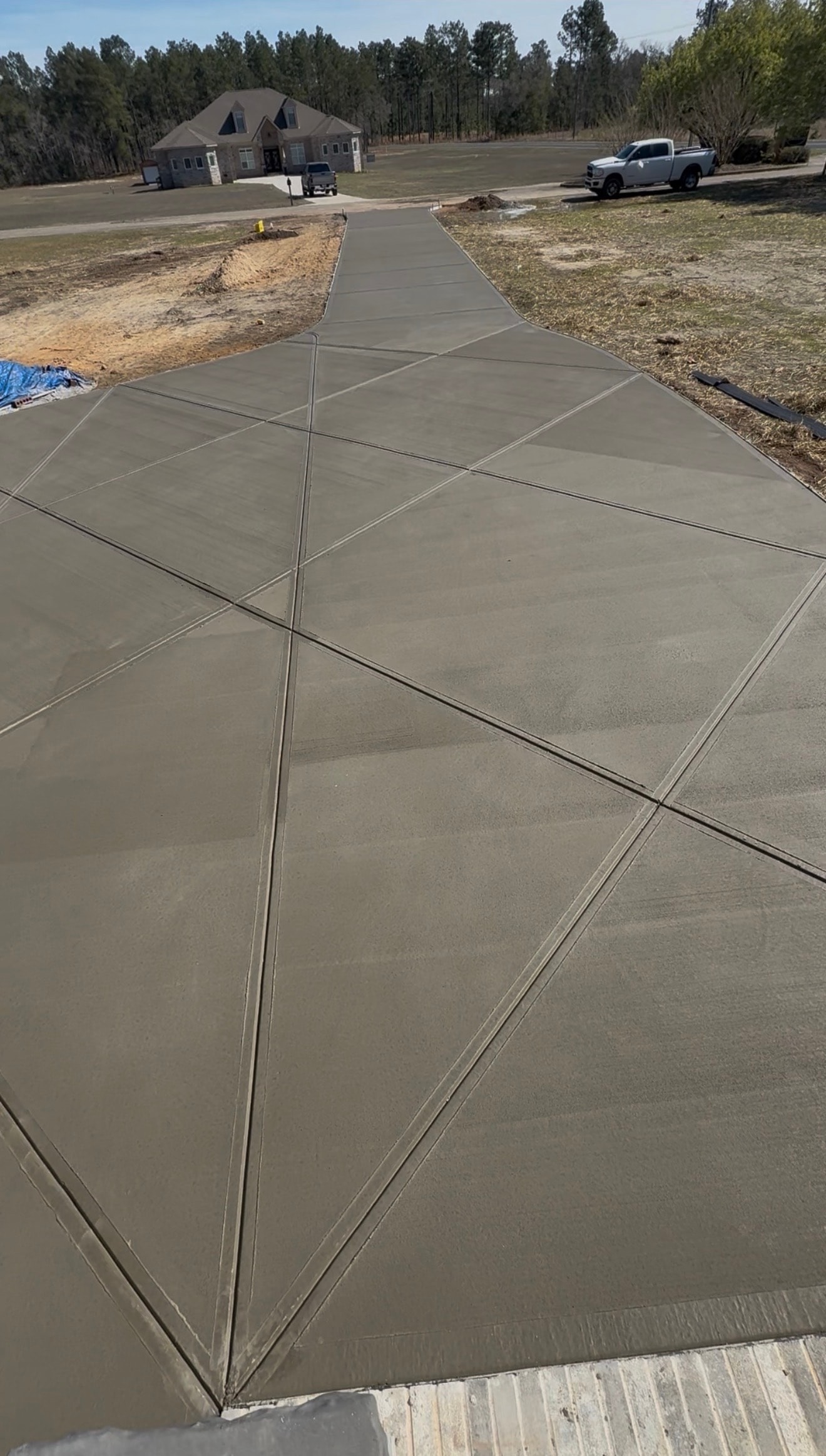Concrete paving project